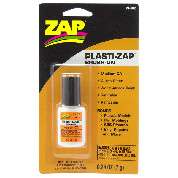 Plasti-Zap Brush On Medium CA (.25 oz)