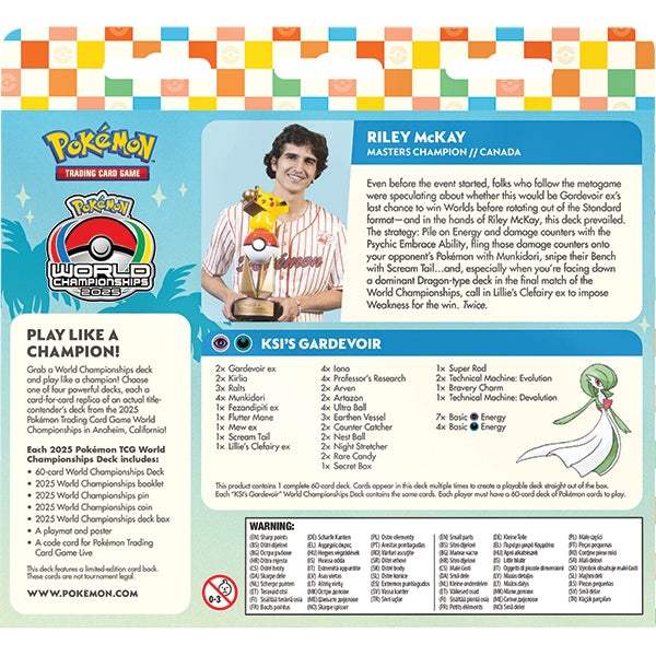 2025 Pokemon TCG World Championship Deck 2025 Pokemon TCG World Championship Deck