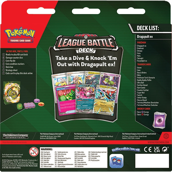 Pokemon TCG: Dragapult ex League Battle Deck (presale)