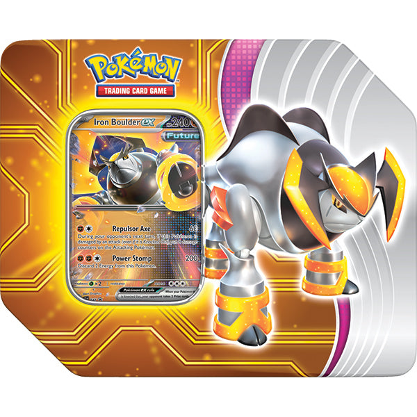 Pokemon TCG: Paradox Destinies Tin - Iron Boulder ex