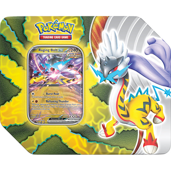 Pokemon TCG: Paradox Destinies Tin - Raging Bolt ex