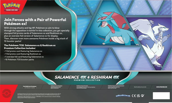 Pokemon TCG: Salamence ex & Reshiram ex Premium Collection (presale)