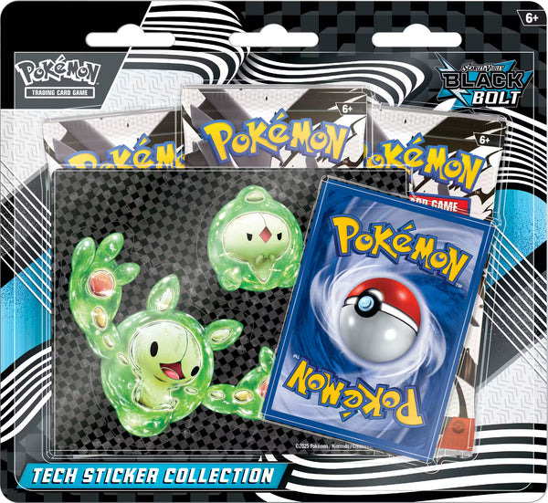 Pokemon TCG: Scarlet & Violet - Black Bolt Tech Sticker Collection