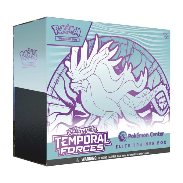 Pokemon TCG: Scarlet & Violet 05 Temporal Forces- Elite Trainer Box (Walking Wake)