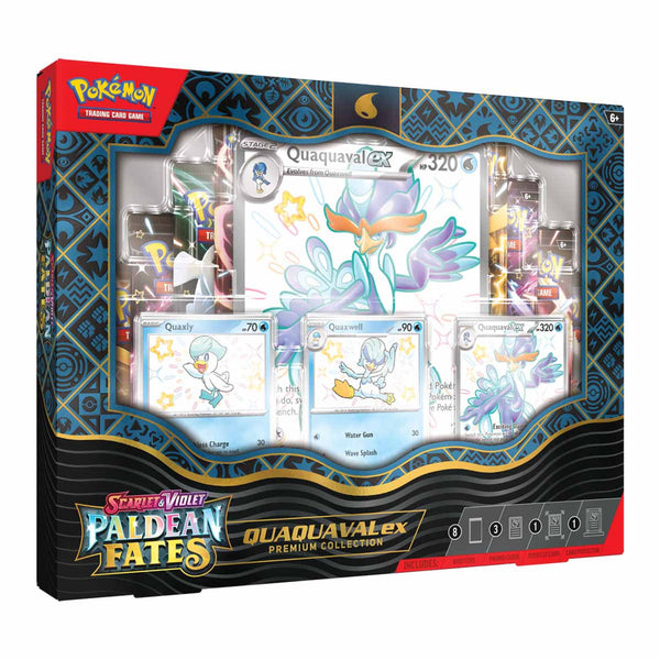 Pokemon TCG: Scarlet & Violet 4.5 Paldean Fates - Quaquaval ex Premium Collection