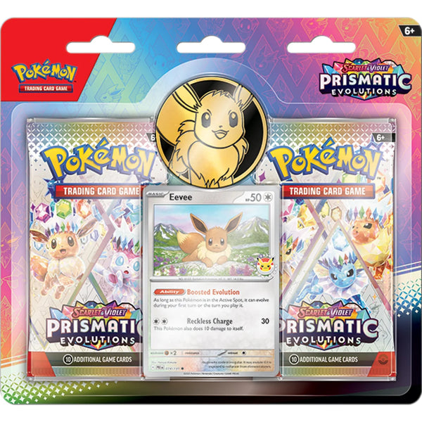 Pokemon TCG: Scarlet & Violet Prismatic Evolutions- 2-Pack Blister