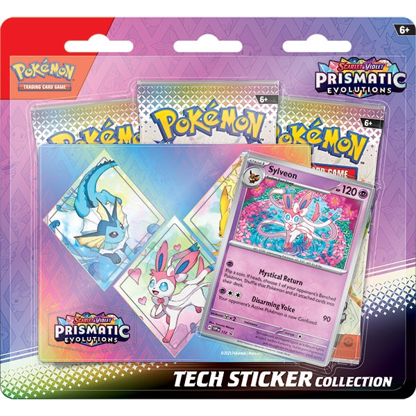 Pokemon TCG: Scarlet & Violet Prismatic Evolutions- Tech Sticker Sylveon Collection (presale)