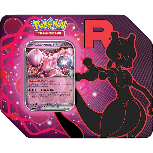 Pokemon TCG: Team Rocket Tin - Mewtwo ex
