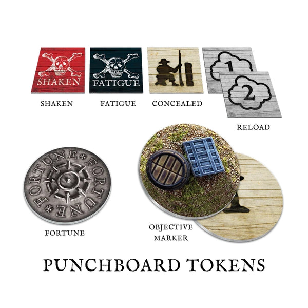 Port Royal: Tokens and Terrain Punchboard Set