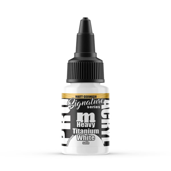 Pro Acryl: Matt Cexwish - Heavy Titanium White (22ml)