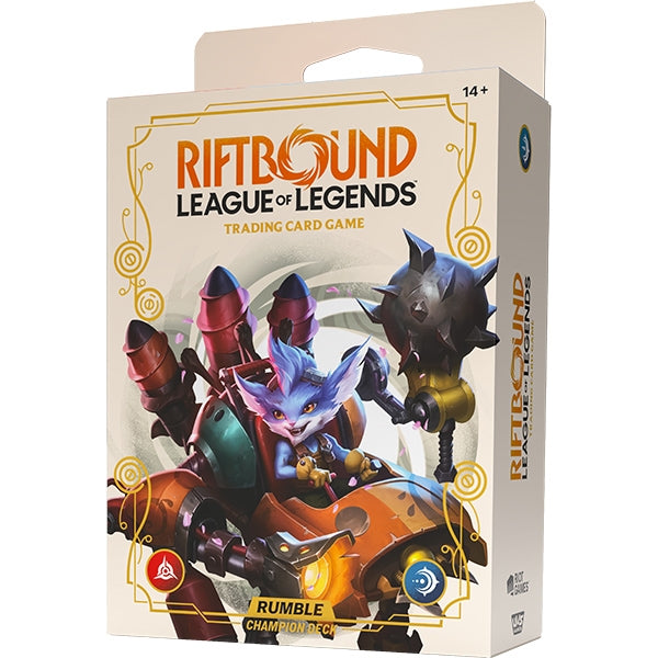 Riftbound TCG: Set 2- Spiritforged- Champion Deck - Rumble (presale)