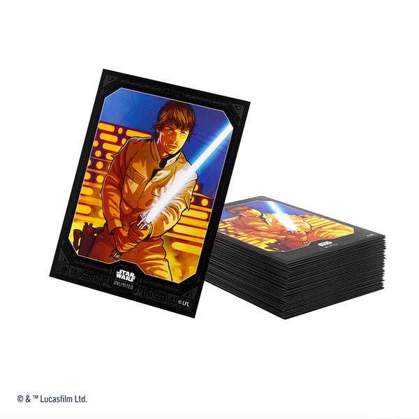 Star Wars: Unlimited Art Sleeves Double Sleeving Pack - Luke Skywalker (prerelease)
