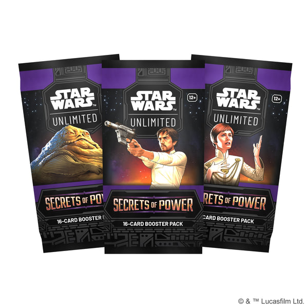 Star Wars: Unlimited - Secrets of Power: Booster Display Case (x6)
