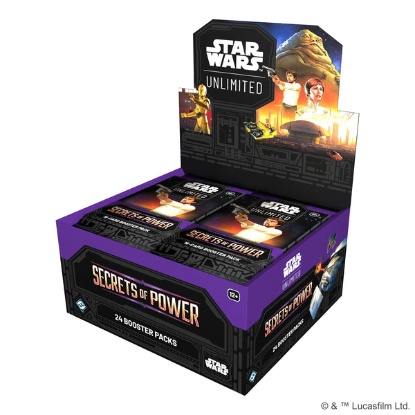 Star Wars: Unlimited - Secrets of Power: Booster Display Case (x6)