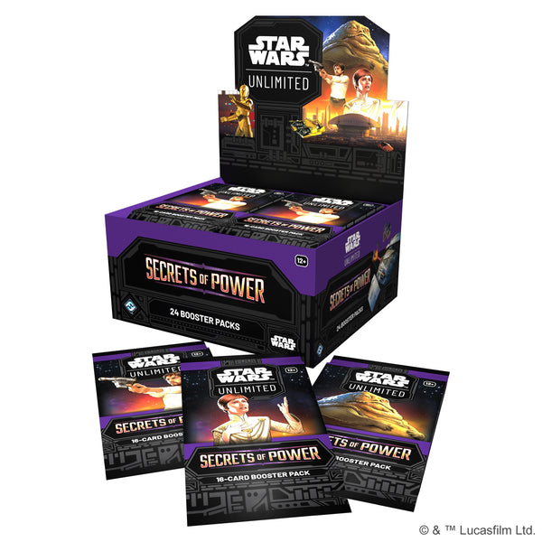 Star Wars: Unlimited - Secrets of Power: Booster Display Case (x6)