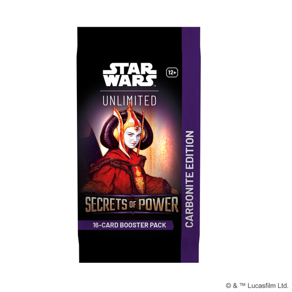 Star Wars: Unlimited - Secrets of Power: Carbonite Booster Display