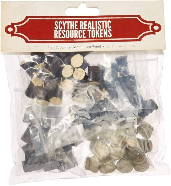Scythe: 80 Realistic Resource Tokens