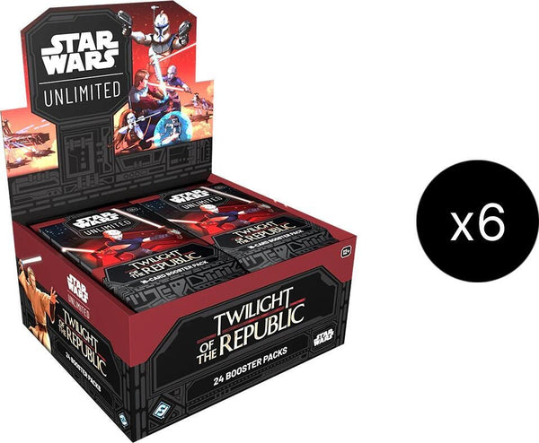 Star War Unlimited: Twilight of the Republic Booster Display Case (x6)