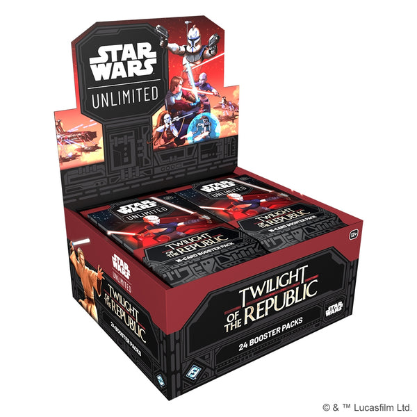 Star War Unlimited: Twilight of the Republic Booster Display