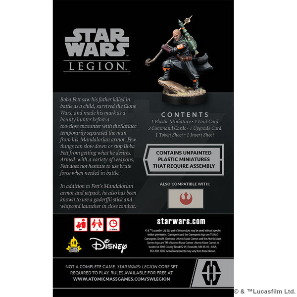 Star Wars: Legion - Boba Fett (Daimyo) - Operative Expansion