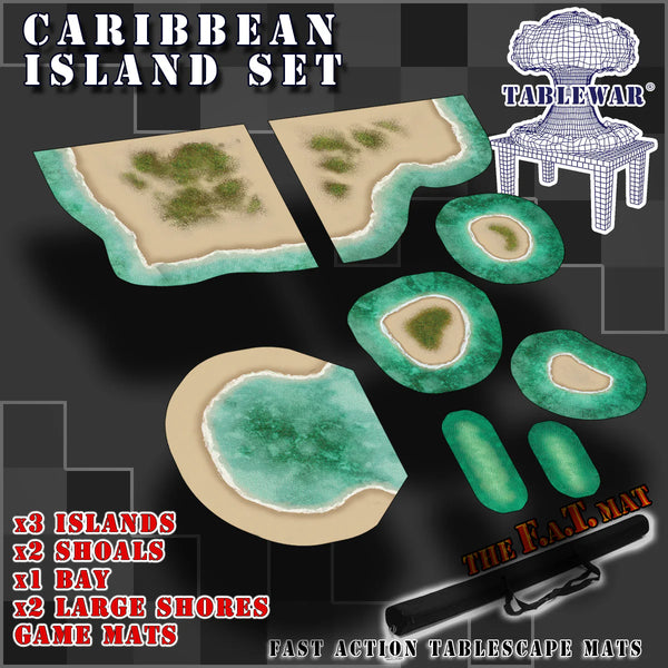 The F.A.T. Mat: Caribbean Island Set