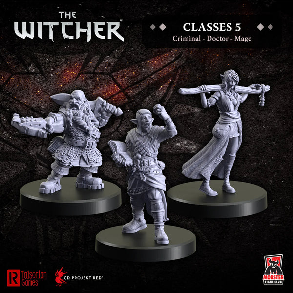 The Witcher RPG: Classes 5 - Criminal, Doctor, Mage