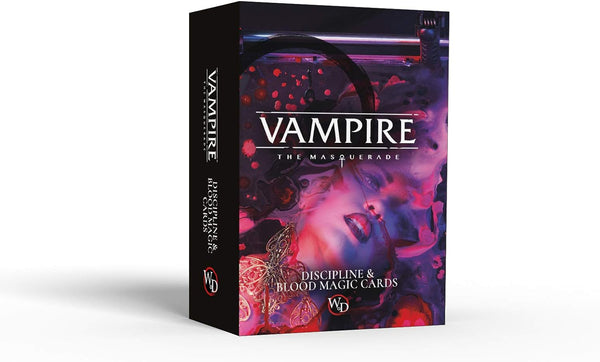 Vampire The Masquerade, 5e: Discipline and Blood Magic Cards (presale)