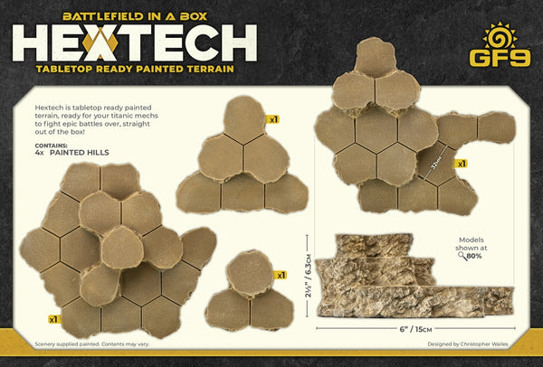 Battlefield in a Box: Hextech - Volume 2 Atlean Steppes (x4)