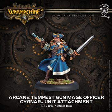 Warmachine: Cygnar - Arcane Tempest Gun Mage Captain