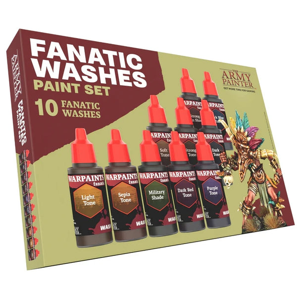 The Army Painter: Warpaint - Fanatic Washes Paint Set (10 washes)