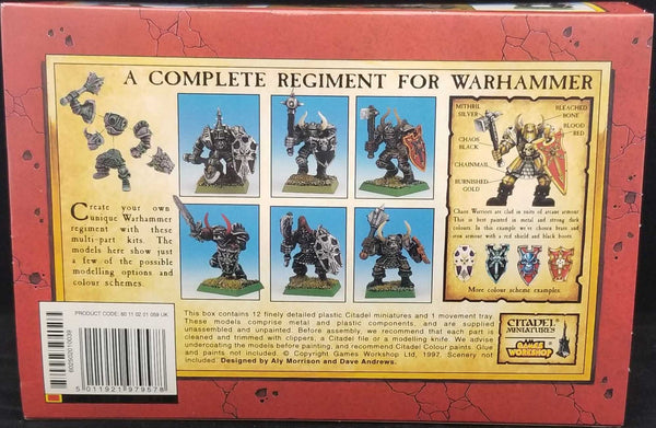 Warriors Of Chaos: Chaos Warriors Regiment (oop)