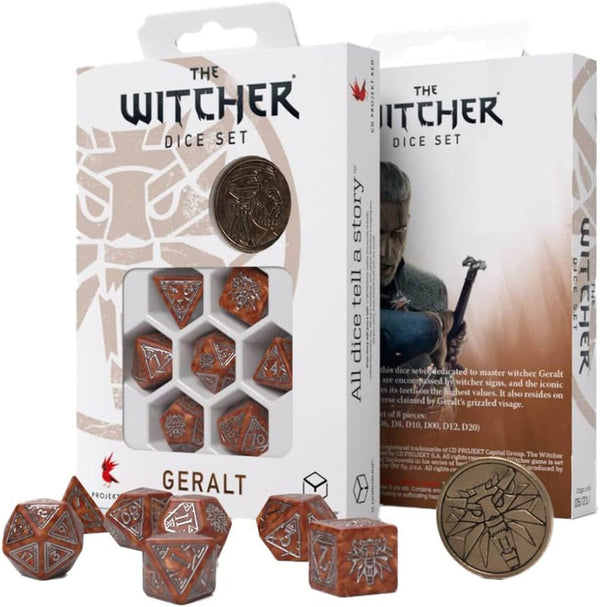 Witcher Dice Set: Geralt, the Monster Slayer