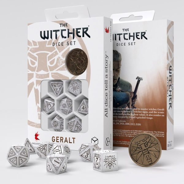 Witcher Dice Set: Geralt, the White Wolf