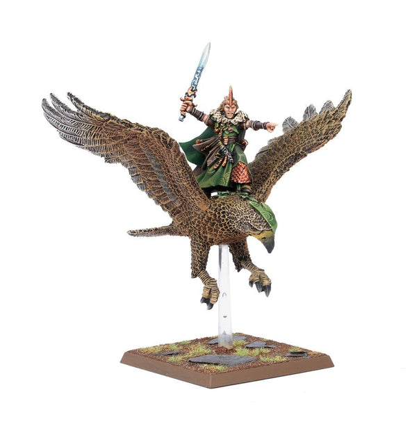 Wood Elf Realms: Wood Elf Noble On Great Eagle