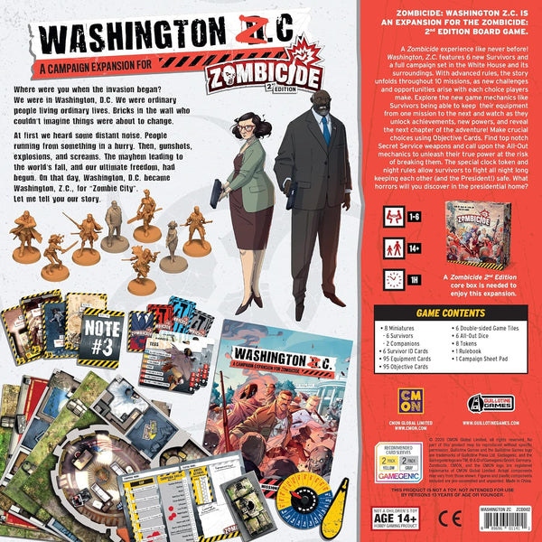 Zombicide 2e: Washington Z.C. Campaign Expansion