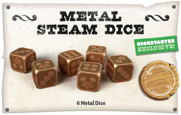 Zombicide: Metal Steam Dice Pack (Kickstarter Exclusive)
