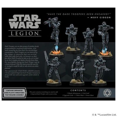 Star Wars Legion: Imperial Dark Troopers Unit Expansion