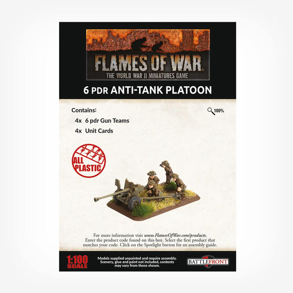 6 pdr Anti-Tank Platoon (x4 Plastic)