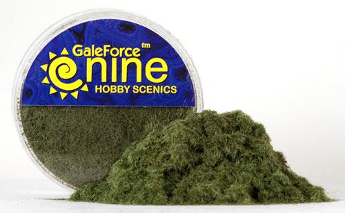 Basing: Hobby Round - Dark Green Static Grass