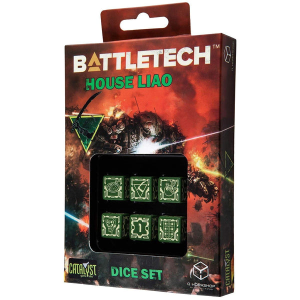 Battletech: House Liao 6D6 Dice Set