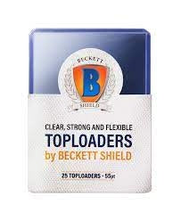 Beckett Shield Topload: 55pt Toploader Sleeves (25ct)