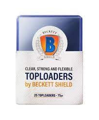 Beckett Shield Topload: 75pt Toploader Sleeves (25ct)