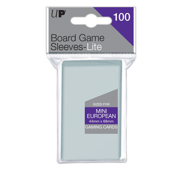 Board Game Sleeves: Lite- 44mm x 68mm Mini European (100 ct.)