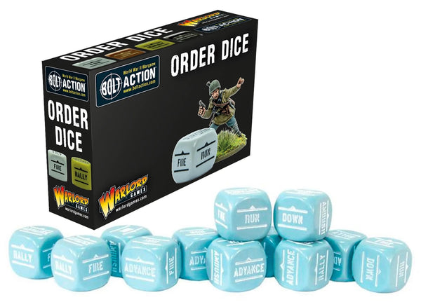 Bolt Action: Orders Dice pack - Blue