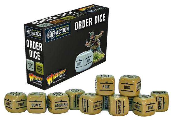 Bolt Action: Orders Dice pack - Sand