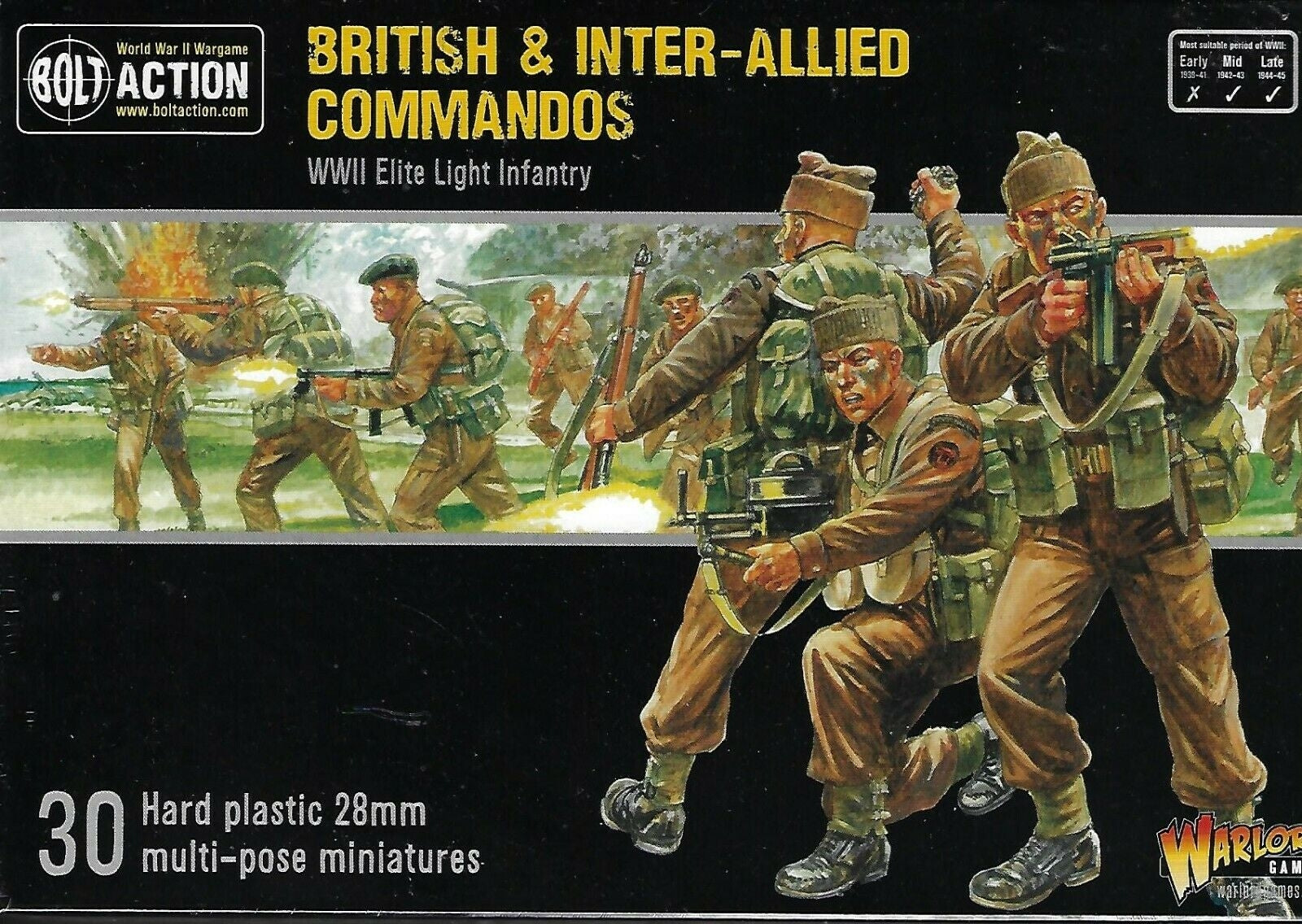 Bolt Action 28mm Commandos-