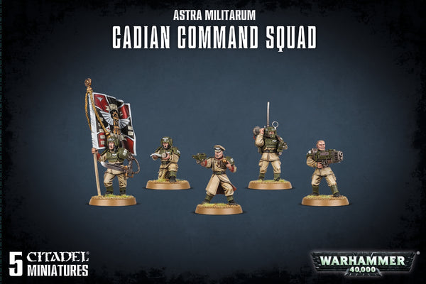 Astra Militarum: Cadian Command Squad (out of print)