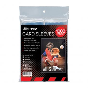 Card Sleeves: 2.5 x 3.5 Collector Sleeves (1000 ct.)