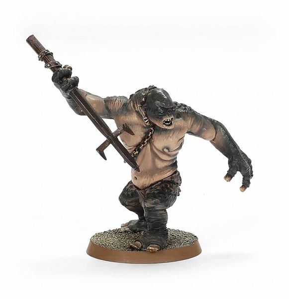 Cave Troll With Chain & Spear
