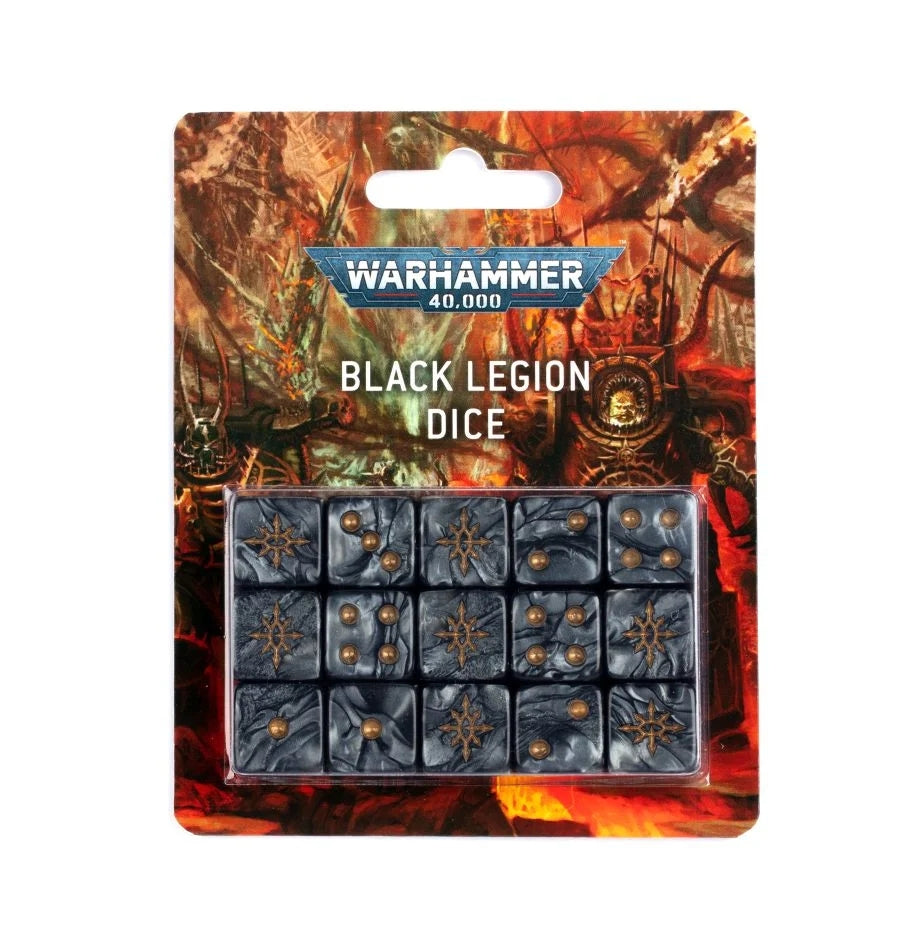 Chaos Space Marines: Black Legion Dice Set (2023) | Lazarus Games
